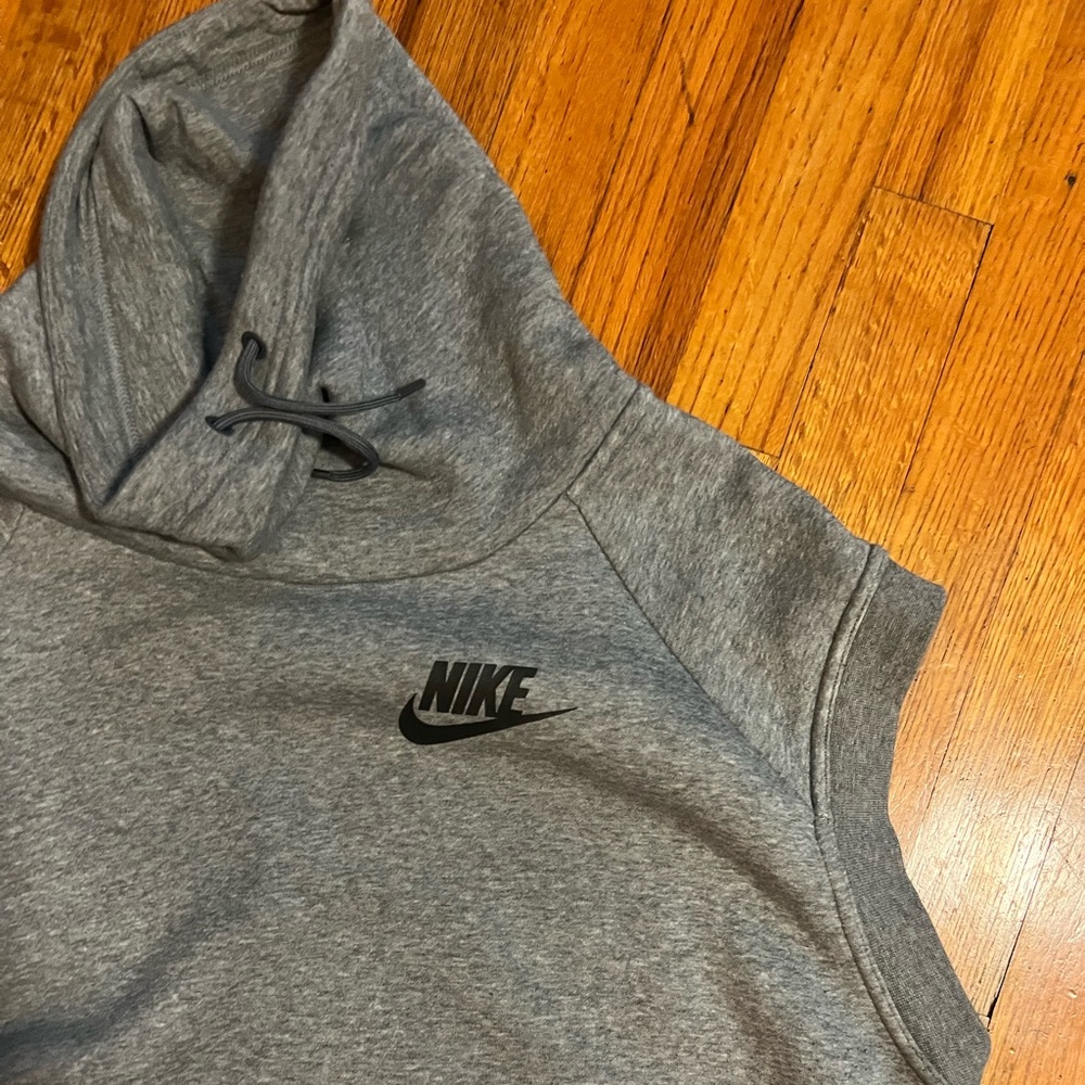 Nike Gray Sweatshirt Hoodie Casual Wear